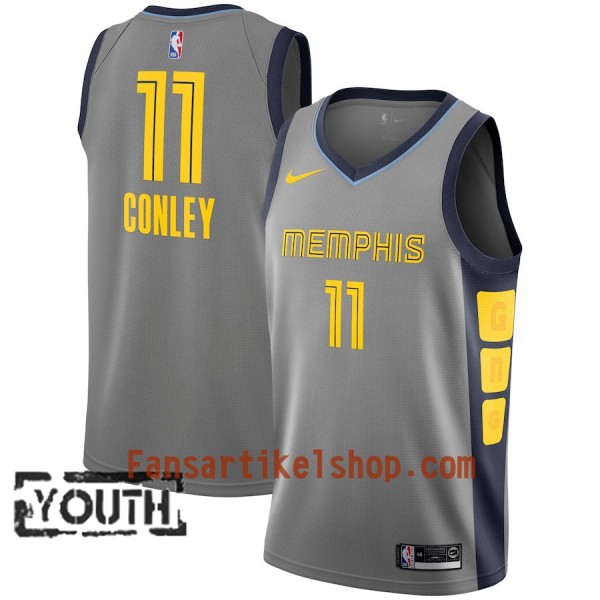 Memphis Grizzlies Trikot Mike Conley 11 2018-19 Nike City Edition Grau Swingman - Kinder Memphis Grizzlies Trikot Mike Conley 11 2018-19 Nike City Edition Grau Swingman - Kinder